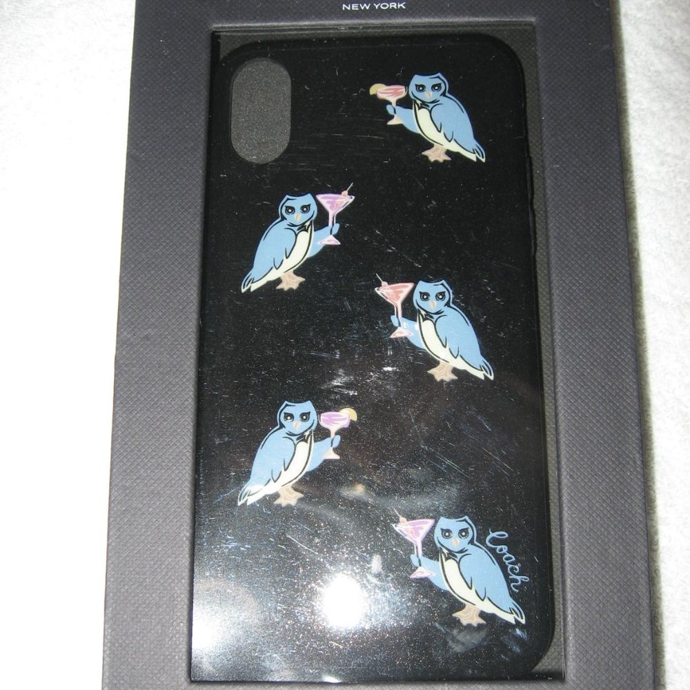 Coach iphone Case Martini Owl NWT